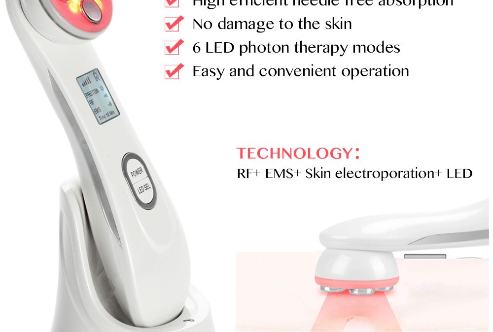 5 in 1 LED Mesotherapy Electroporation Rf Device