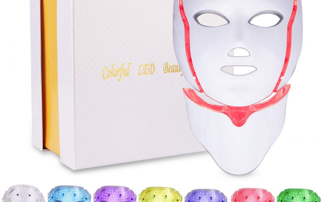 7 colors led light therapy mask