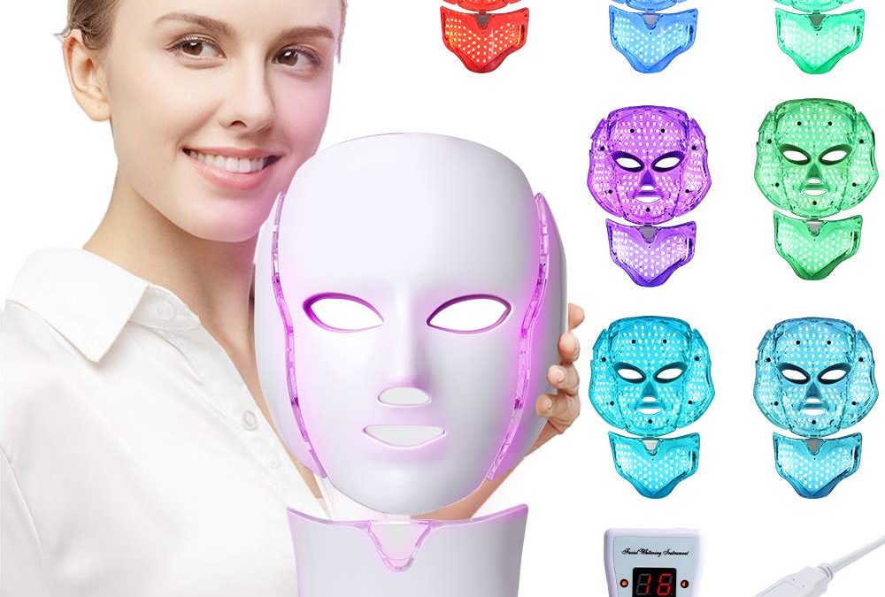 7 colors led therapy mask